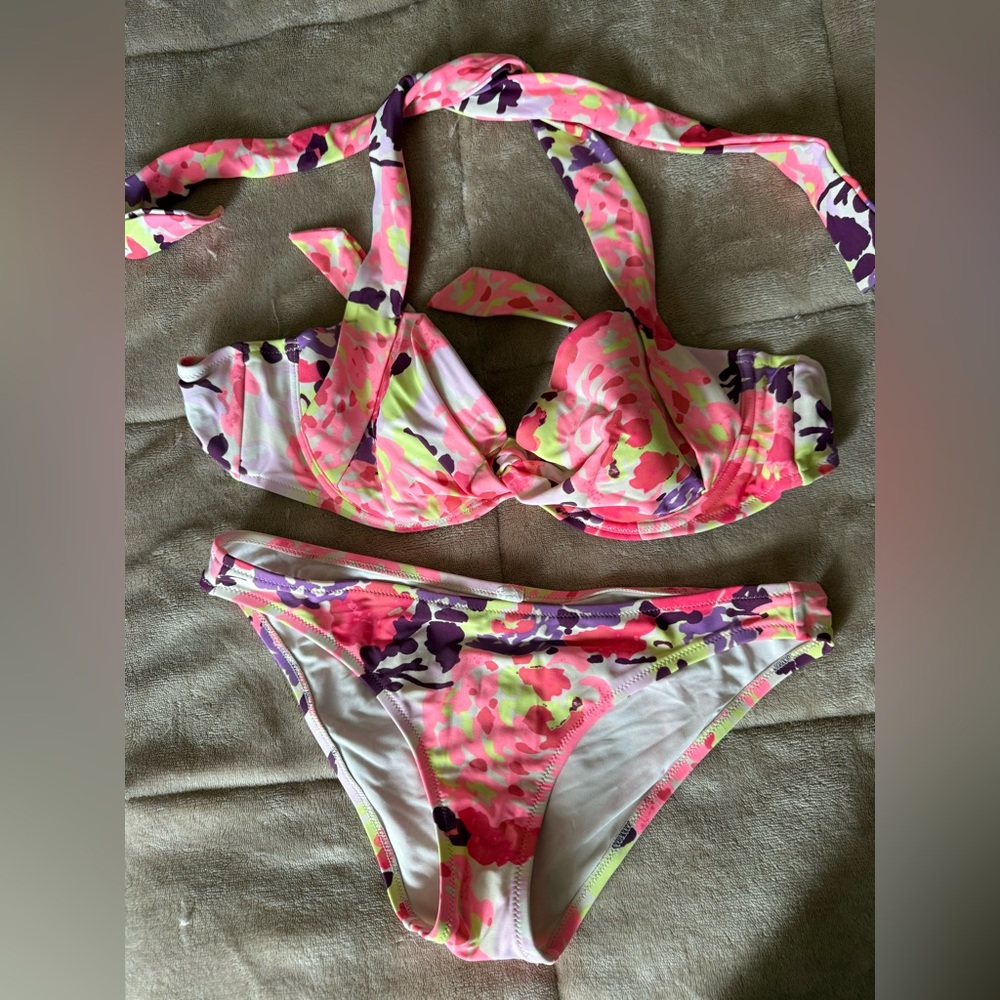 American Eagle Outfitters Multicolor Bikini Set